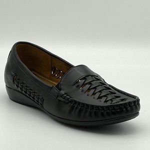 Pierre Dumas Patsy 8 Black Slip On Loafer Shoes